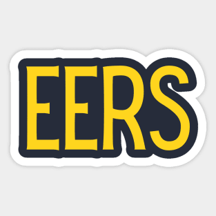 EERS West Virginia Mountaineers Quarterback Sneak Sticker